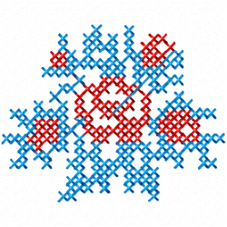 Cross Stitches Embroidery Design 3